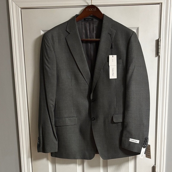 Calvin Klein Charcoal Blazer for Men - NWT - 46R - Picture 1 of 10